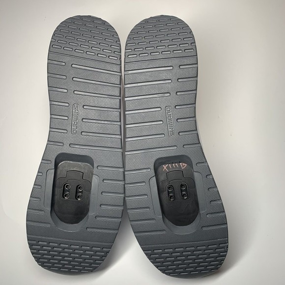 Shimano White Cycling Spinning Shoes IC3 SH-IC300W Woman EU Size 44 US 11.2 - Picture 5 of 13